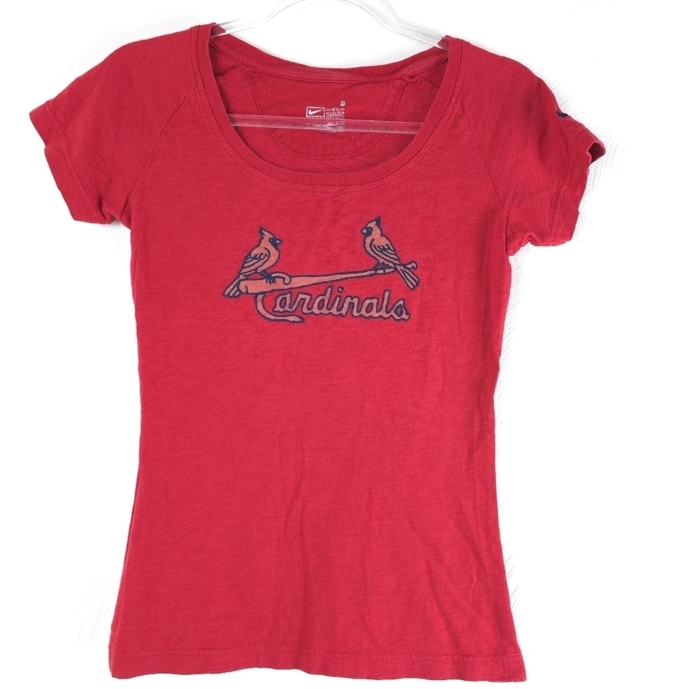 Nike team St Louis Cardinals Scoop Neck 100% cotton tee S